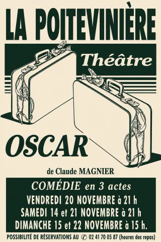 Affiche de la pièce Oscar