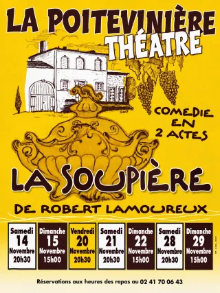 Affiche de la pièce La Soupière