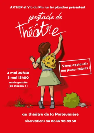 Affiche de la pièce Pestacle de théâtre